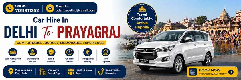 Car Hire In Delhi To Prayagraj