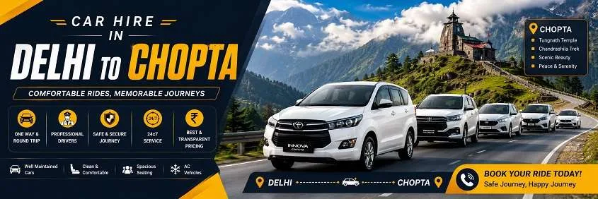 Car On Rent In Delhi To Chopta