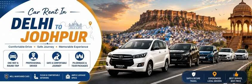 Car On Rent In Delhi To Jodhpur