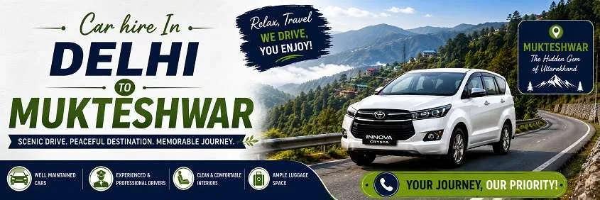 Car On Rent In Delhi To Mukteshwar