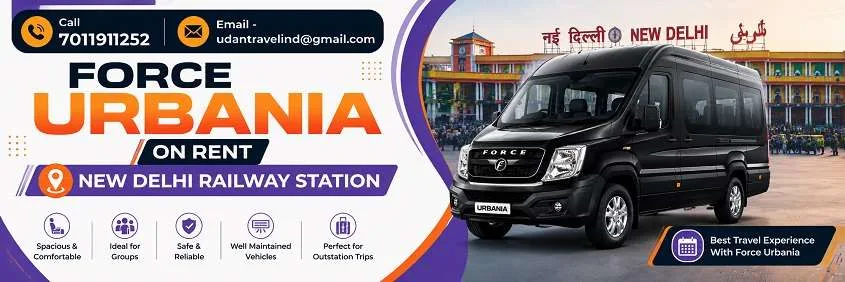 Force Urbania On Rent Near New Delhi Railway Station
