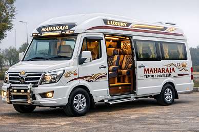 12 Seater Maharaja Tempo Traveller Hire In Chandigarh