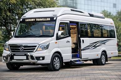 26 Seater Luxury Tempo Traveller Hire In Chandigarh