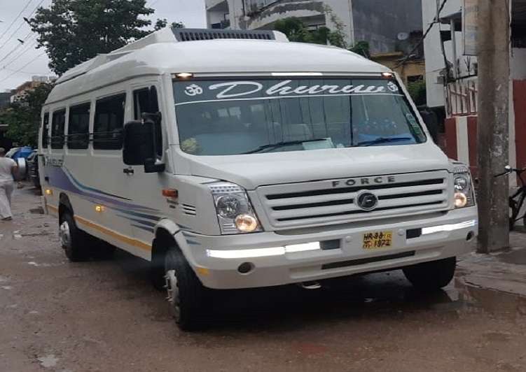 26 Seater Tempo Traveller Hire From Gurgaon To Outstation Tour.